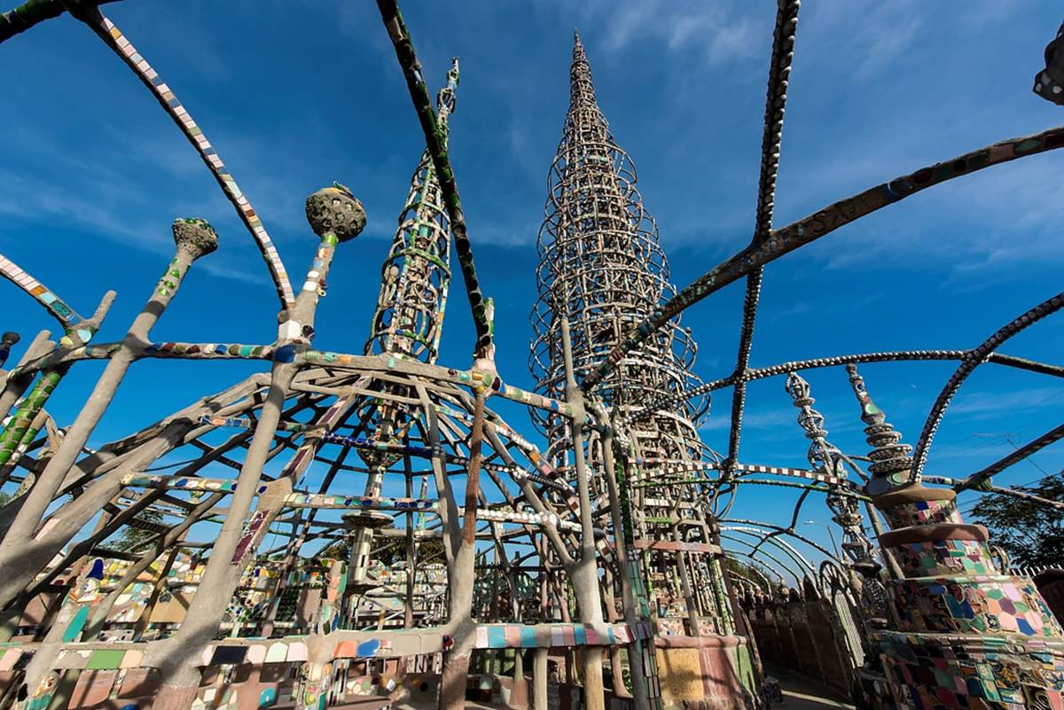 California’s Smallest State Park Preserves A 100-Foot Folk Art Masterpiece In The Middle Of South L.A.