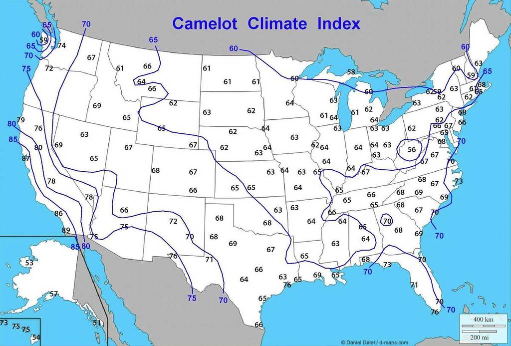 A Weather Index Ranks L.A. County As The Third Most Ideal Climate In ...