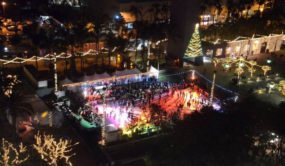 L.A.’s Biggest Outdoor Ice Rink Is Officially Back At DTLA — With $22 Tickets, Live DJs And Classical Music
