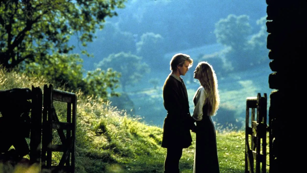 An iconic still from 'The Princess Bride' Rob Reiner's classic fantasy film.