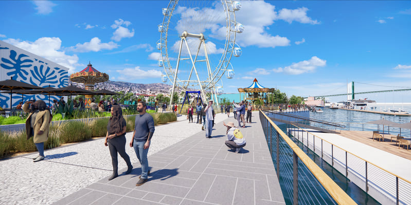 West Harbor wheel rendering