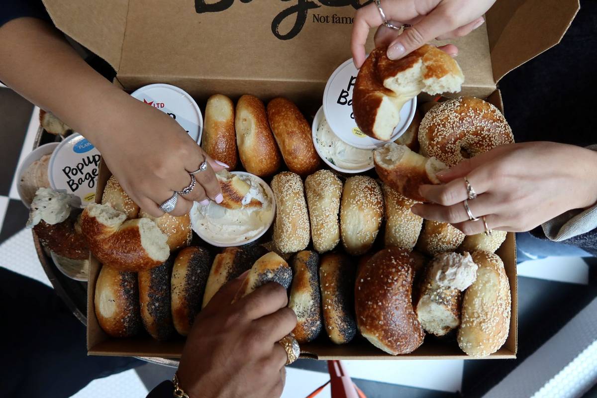 This Cult-Favorite Bagel Shop Opens In L.A. With A Matcha Collab