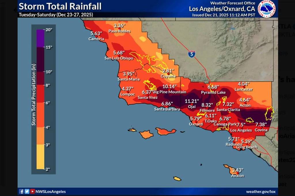 The Biggest Christmas Storm In Years Is Hitting SoCal This Week