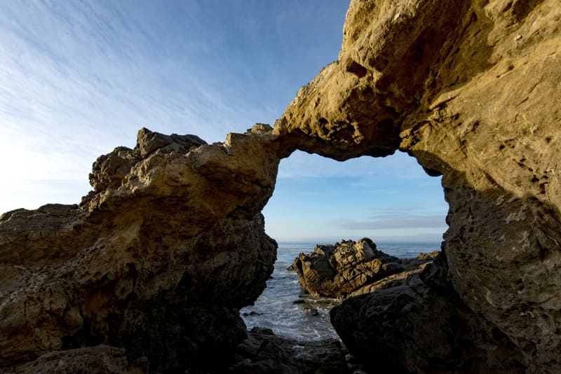 Rock formations at Leo Carrillo SP in Malibu CA