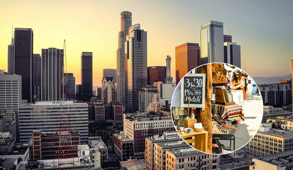 Ein riesiger Flohmarkt mit über 500 Anbietern erobert bald DTLA – hier erfährst du, wie du kostenlos an Thriftopia teilnehmen kannst.