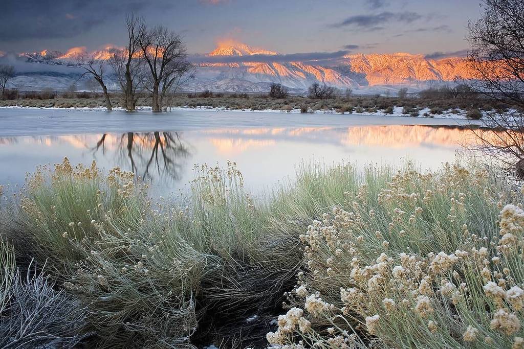 Bishop, Californie, en hiver