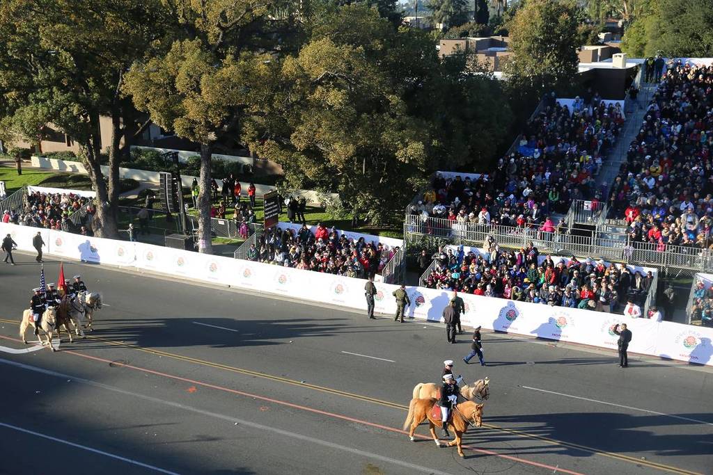 Marine Corps Mounted Color Guard, from Marine Corps Logistics Base Barstow.