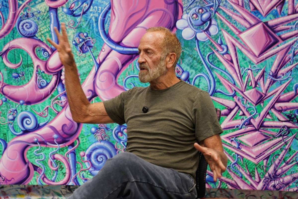 Kenny Scharf Is Signing Books At A Car Wash For 'Karbombz' Book