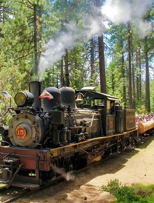 Este viaje en tren de vapor por el Bosque Nacional de Sierra es uno de los más bonitos de Estados Unidos, y vuelve el mes que viene.