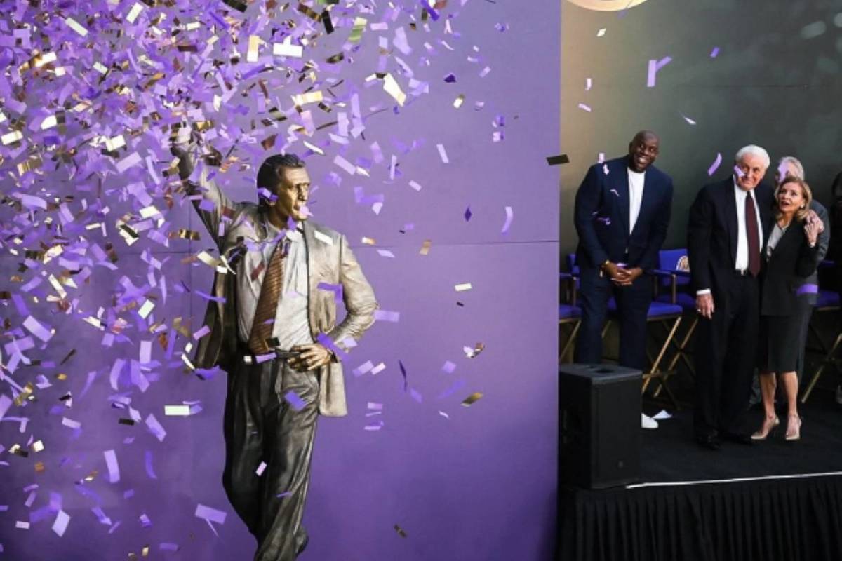 Los Angeles Lakers Unveil Pat Riley Statue Outside Crypto.com Arena Honoring ‘Showtime’ Era Legacy