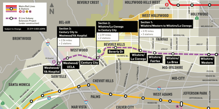 Phase 1 Of L.A. Metro's D Line Extension Opens In May 2026