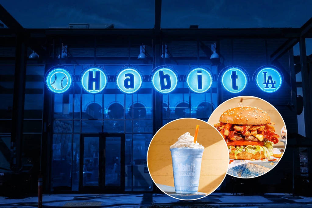 The Echo Park Habit Burger Is Now Dodger Blue: Restaurant Transformation Features A Hand-Painted Mural &amp; A New Menu Item