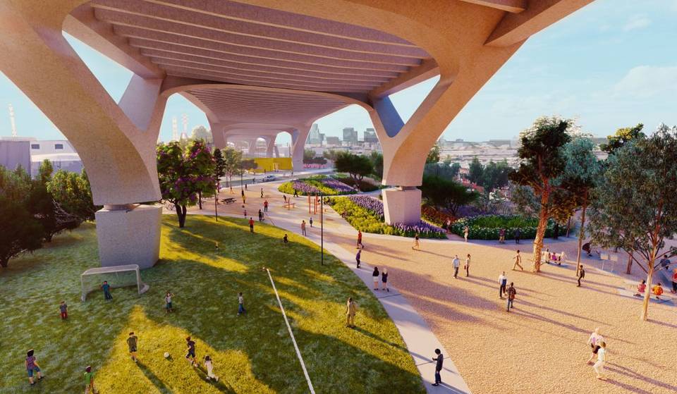 Los Angeles’ brand new $82M ‘urban oasis’ just got a new opening date: the 12-acre park won’t open until early 2027