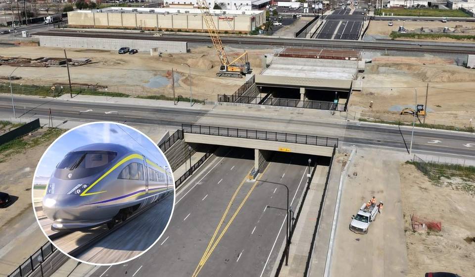 Le train à grande vitesse californien vient de franchir une étape majeure de sa construction avec l&rsquo;achèvement d&rsquo;un passage souterrain de 300 mètres 