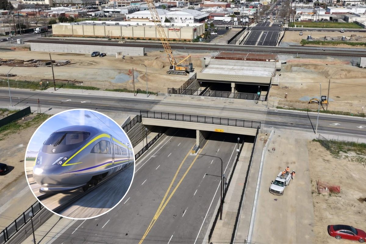 California High-Speed Rail Just Hit A Major Construction Milestone With The Completion Of A 1,000-foot Underpass 