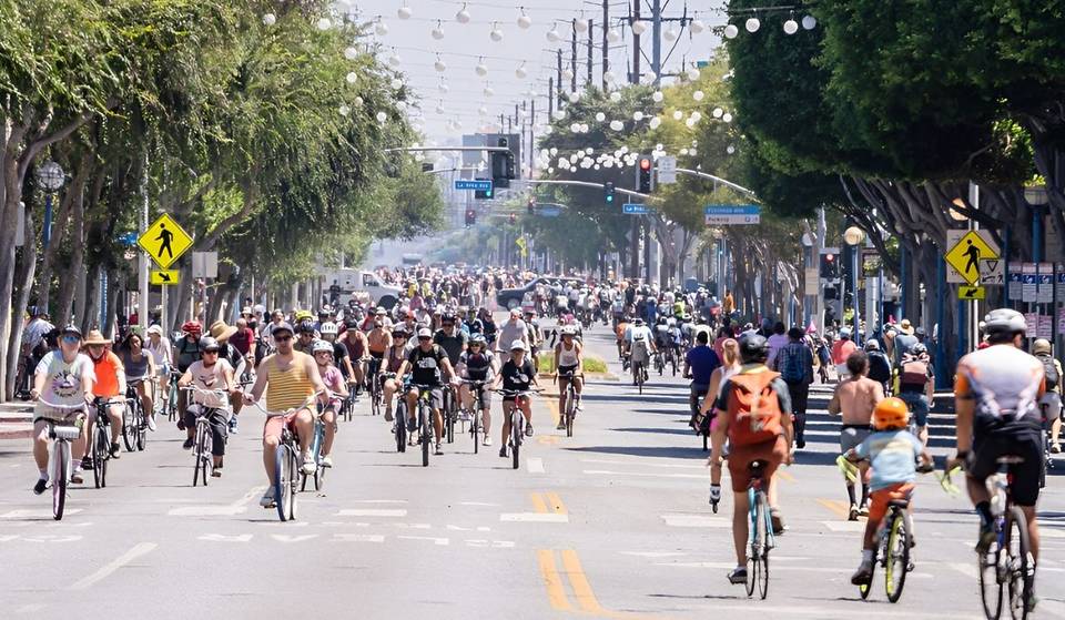 Los Ángeles va a cerrar tres millas de calles para un gran día sin coches: aquí tienes cuándo