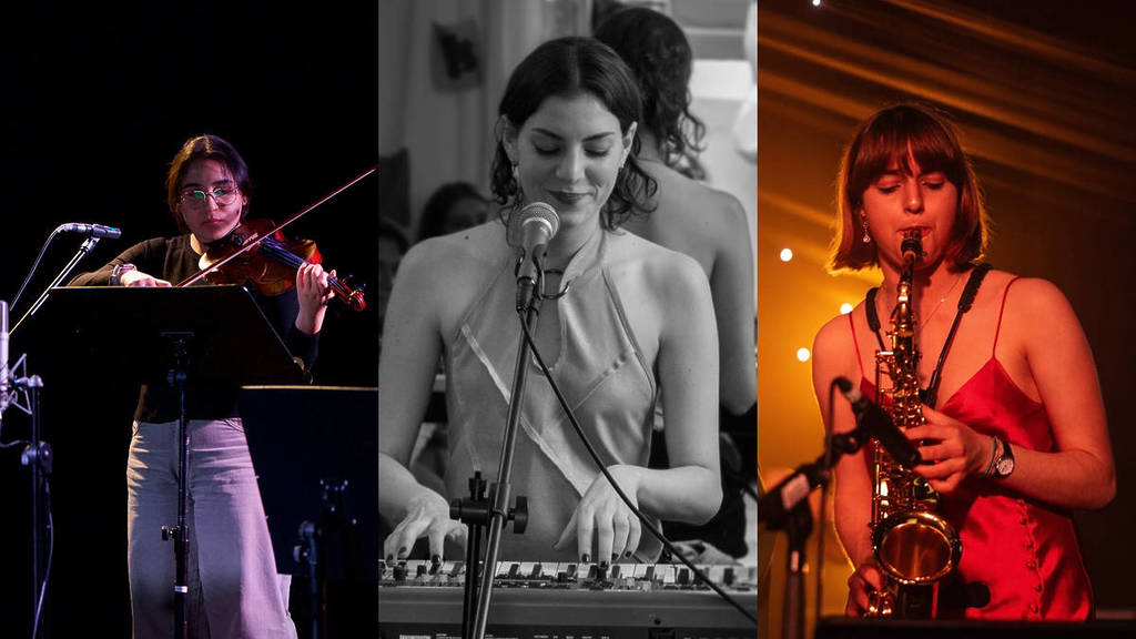 Trois commissaires artistiques de Candlelight : Ana Sofia Vela, Paula Flores et Lulu Whittington.