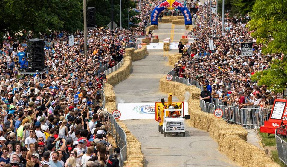 40 insane gravity-powered carts are about to race down a Downtown L.A. street — and it’s completely free to watch