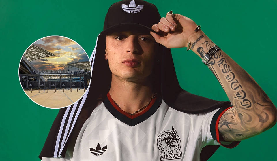 Grammy award-winner Peso Pluma is throwing a massive free concert at L.A.’s BMO Stadium on the FIFA World Cup kick off day — here’s how to get in