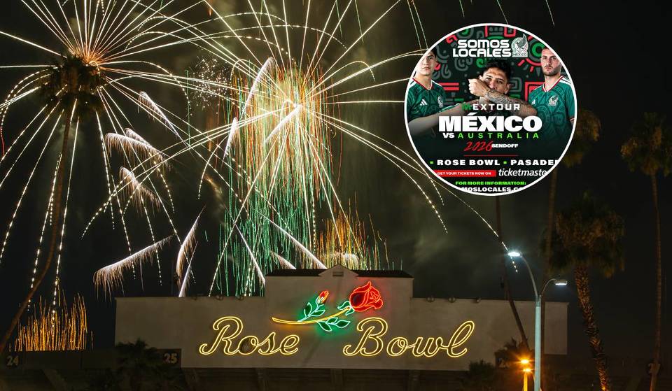 Das historische Rose Bowl Stadium verwandelt sich an diesem Wochenende anlässlich des MexTour-Abschiedsspiels 2026 in ein riesiges Fußballfest