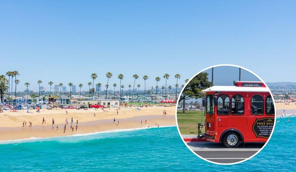 This sunny SoCal city 40 min from L.A. is bringing back its free summer trolley — with 22 beach stops and free parking