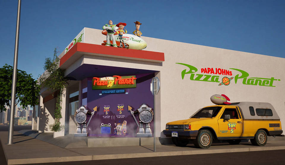 La sucursal de Papa John’s en Melrose se transformará en un Pizza Planet de «Toy Story» de la vida real solo por un día, y las entradas gratuitas saldrán a la venta el viernes