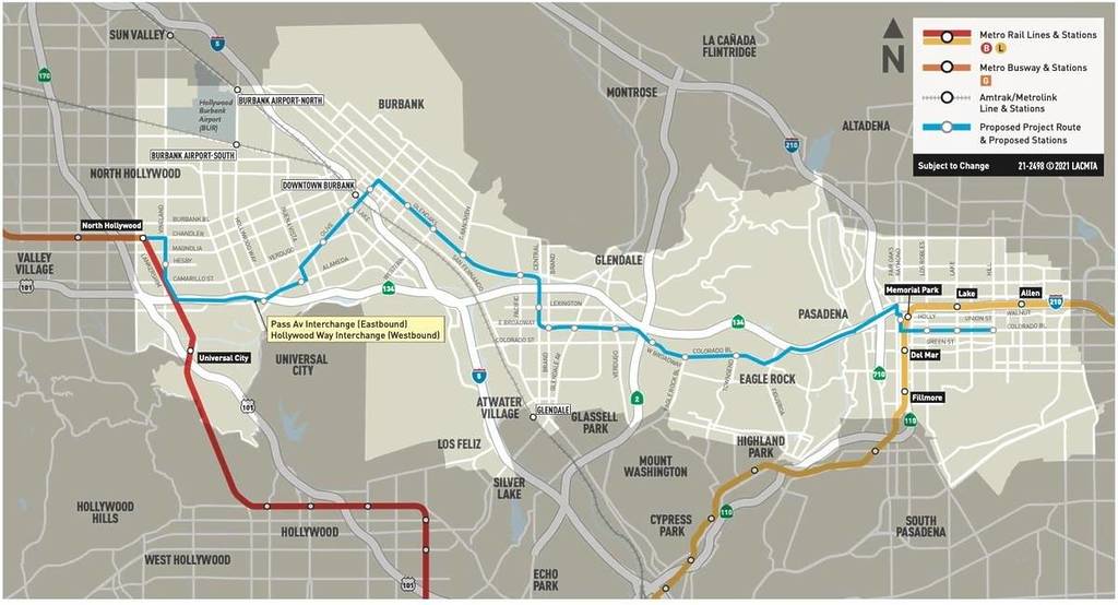 noho pasadena map