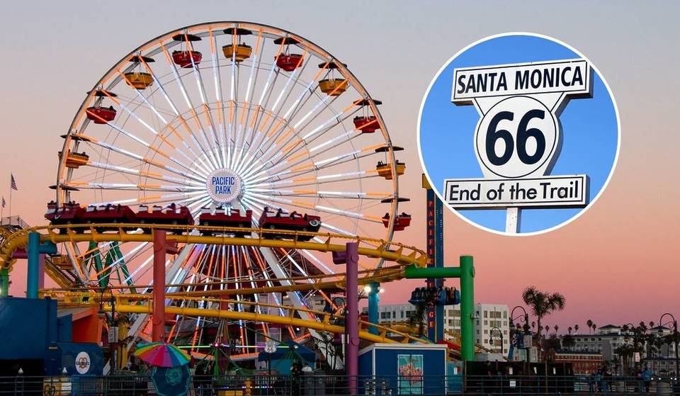 La noria de Santa Mónica ofrecerá viajes gratis durante exactamente 66 minutos este sábado en honor al centenario de la Ruta 66