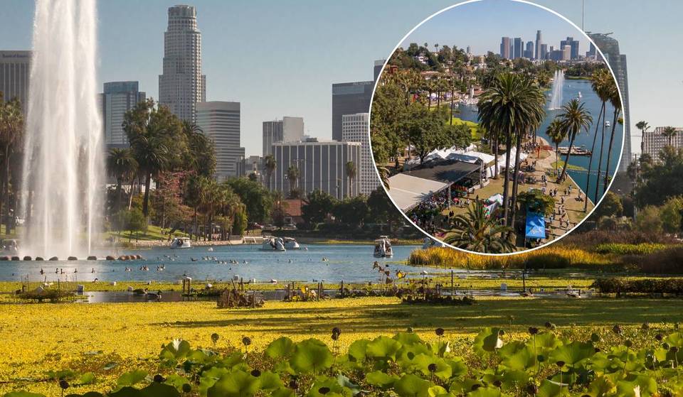 This free vibrant festival is taking over Echo Park Lake for its 45th edition — featuring dragon boat races and floating lanterns