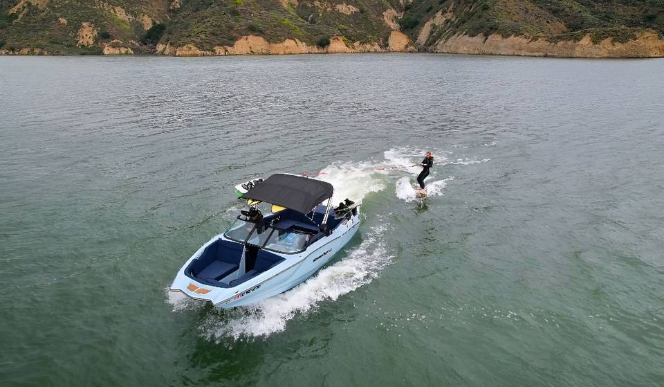 L.A. County’s biggest lake is home to an all-in-one watersports playground where you can try wakeboarding, waterskiing, and more in a single session