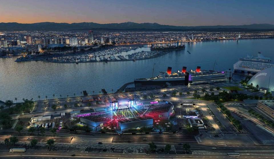 Long Beachs riesiges Amphitheater am Wasser feiert morgen seine große Eröffnung