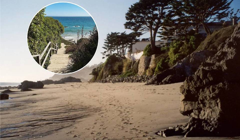 Just 1 hour from L.A., this quiet, hidden beach feels like your very own private slice of paradise
