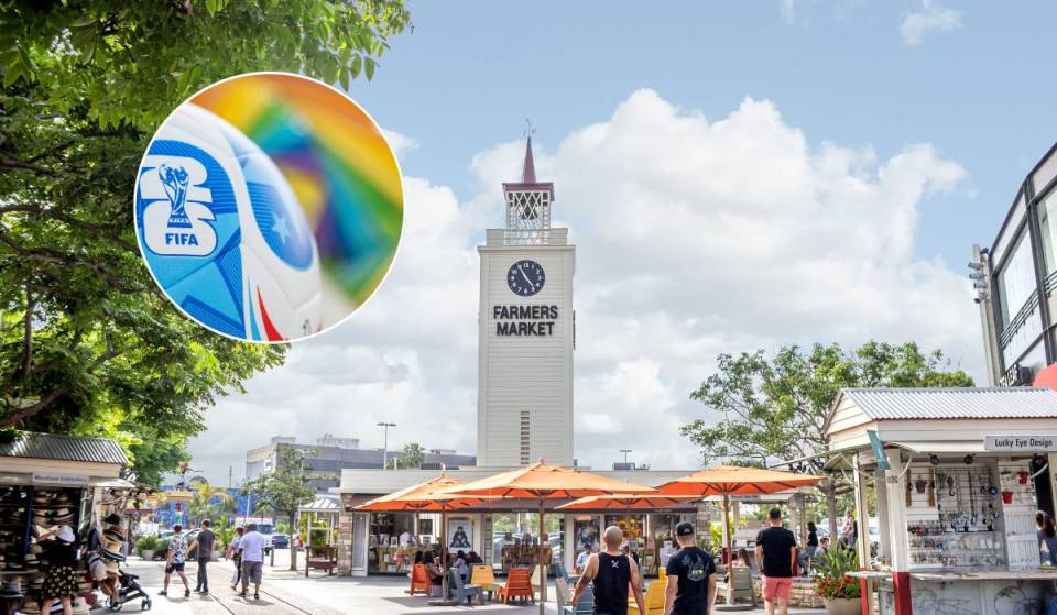 El legendario Original Farmers Market se convertirá en una zona oficial para aficionados la semana que viene, con más de 40 locales de comida y pantallas gigantes