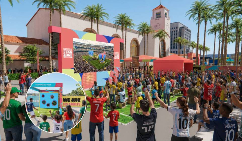 La Union Station de Los Ángeles acogerá la semana que viene una zona de aficionados oficial del Mundial totalmente gratuita, con leyendas del fútbol, música en directo y comida de primera