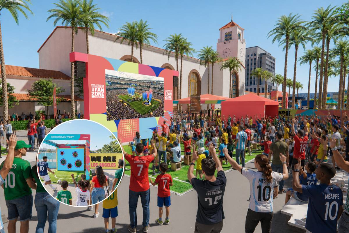 Los Angeles Union Station will host an official World Cup fan zone for free next week — featuring soccer legends, live music and elite food