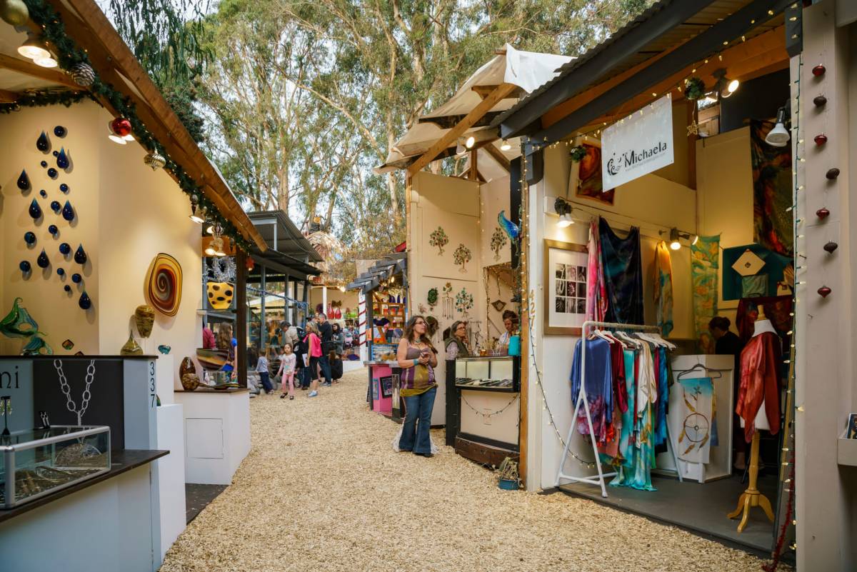 1 hour from L.A.: A eucalyptus-lined canyon is transforming into a massive 10-week artist village starting Friday — with live glassblowing, 3 music stages, and $12.50 tickets