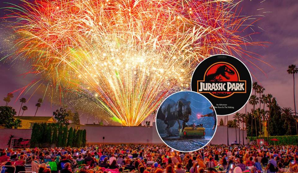 Cinespia’s highly anticipated 4th of July celebration at Hollywood Forever Cemetery pairs Spielberg’s Jurassic Park with massive holiday fireworks