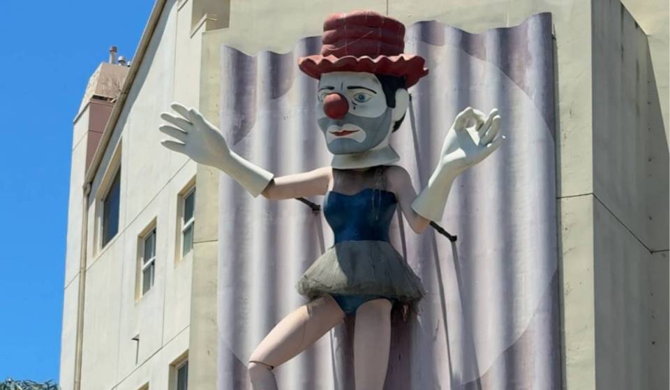 L.A.’s 30-foot Ballerina Clown sculpture isn’t going anywhere when the CVS underneath officially closes this July – here’s why