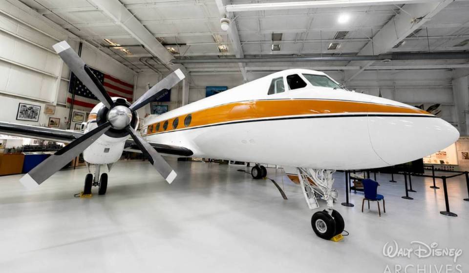 Walt Disney’s long-lost 1963 private plane has just been beautifully restored — and you can see it in Palm Springs