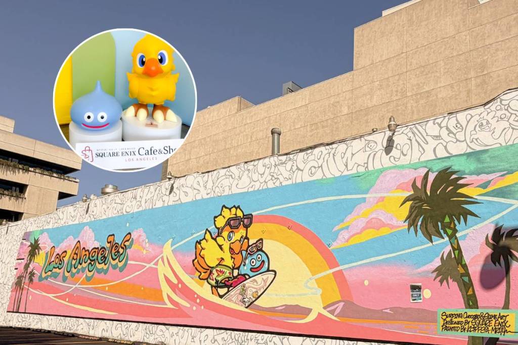 Por primera vez en EE. UU., los fans por fin tienen una cafetería permanente de Square Enix, situada en el Little Tokyo de Los Ángeles