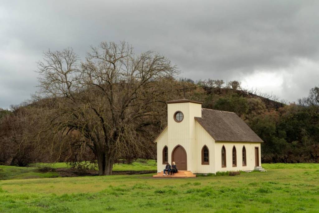 Die „Westworld“-Kapelle auf der Paramount Ranch