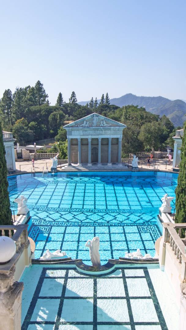Skip the trip to Europe: California's massive 'Mediterranean Castle' spans 127 acres of Roman pools, Greek statues, and Spanish towers