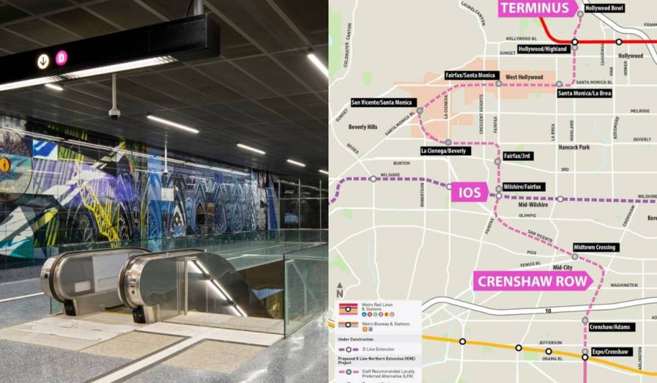 Le prolongement de la ligne K de Metro, qui vient d’être approuvé, relierait Expo/Crenshaw à Hollywood en 20 minutes — mais il faudra peut-être attendre 20 à 25 ans avant que les trains ne circulent