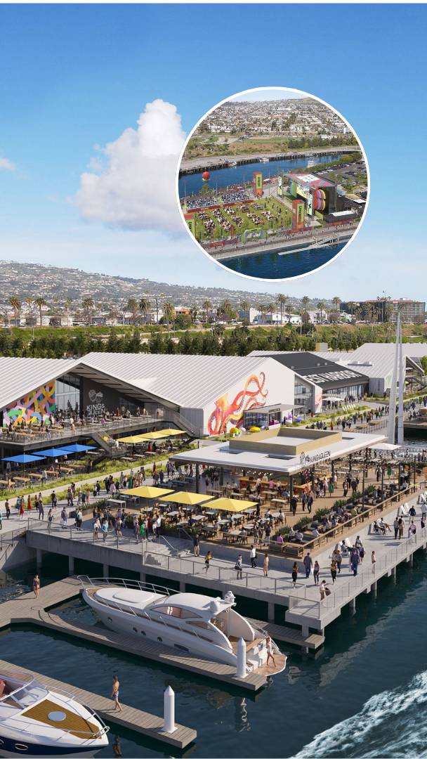 Le nouveau quartier du front de mer de L.A., d’une valeur de 500 millions de dollars, se transforme ce week-end en un immense festival — avec des soirées de visionnage, des écrans géants, de quoi manger et boire