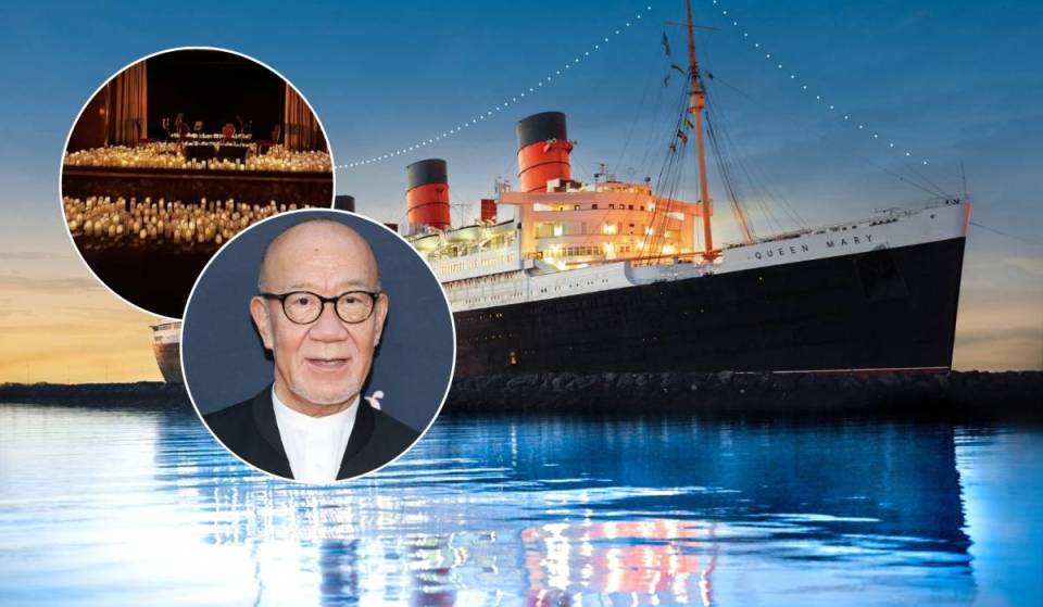Ce « bateau fantôme » de 1 019 pieds, amarré à 30 minutes de Los Angeles, organise un hommage aux chandelles au « John Williams japonais » dans son salon historique de première classe