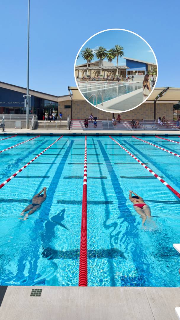 Ce nouveau centre aquatique du comté de Los Angeles est l'endroit idéal pour se rafraîchir pendant la canicule qui sévit en Californie du Sud, avec des créneaux de baignade gratuits