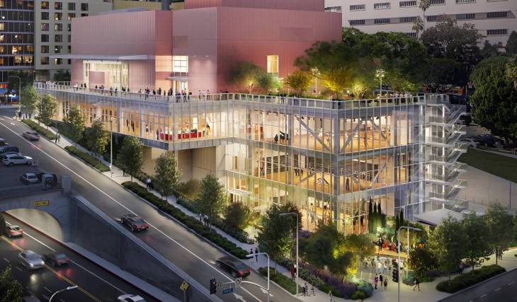 L.A. bekommt ein 335-Millionen-Dollar-Megaprojekt mit einer Fläche von 100.000 Quadratfuß, einem Konzertsaal mit 1.000 Plätzen und Dachgärten – entworfen von Frank Gehry