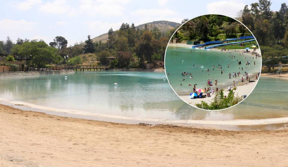 Ce gigantesque parc, situé à moins d’une heure et demie de Los Angeles, offre trois lacs, un lagon de baignade sablonneux, des toboggans aquatiques, des emplacements de camping et une vue sur les montagnes, le tout au même endroit