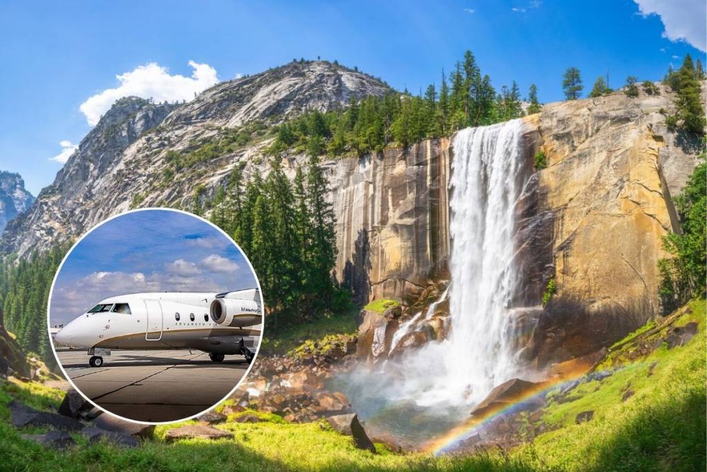 Vol vers Yosemite
