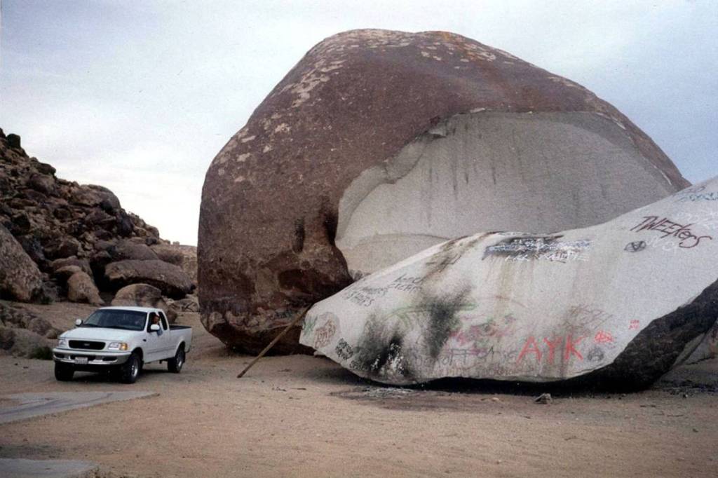 Giant Rock in Mojave Desert